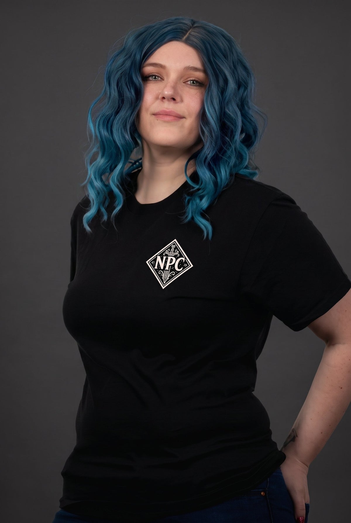 🎲 NPC — Classic Black T-Shirt